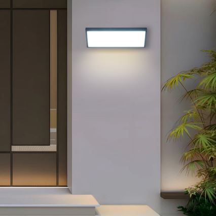 Brilagi - LED utomhusvägglampa med sensor TRIANGLE LED/42W/230V 45 cm antracit IP65