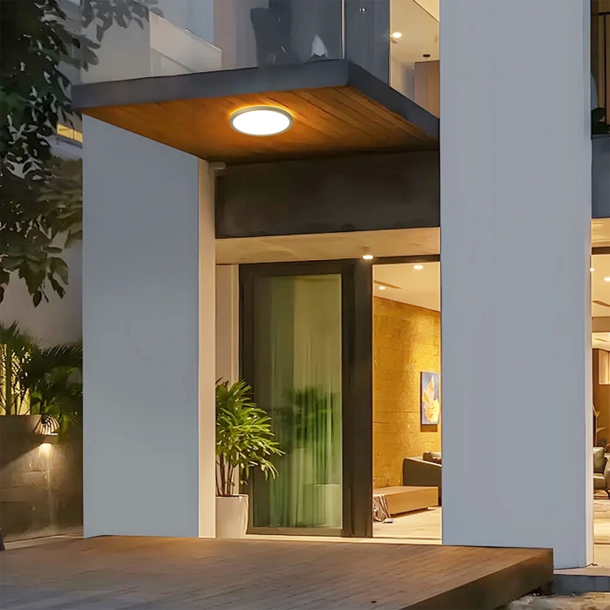 Brilagi - LED-badrumstaklampa ULTRA SLIM LED/12W/230V Ø 22,5 cm guld IP54