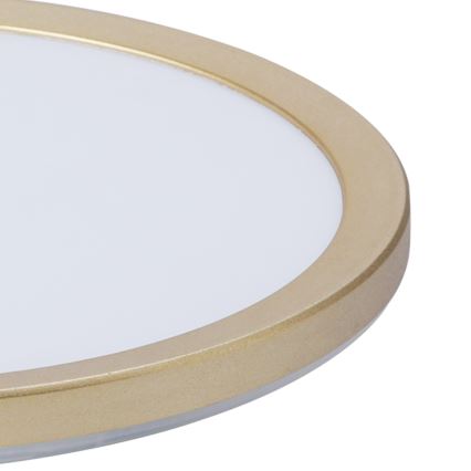 Brilagi - LED-taklampa för badrum ULTRA SLIM LED/18W/230V Ø 30 cm guldig IP54