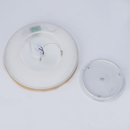 Brilagi - LED-taklampa för badrum ULTRA SLIM LED/18W/230V Ø 30 cm guldig IP54