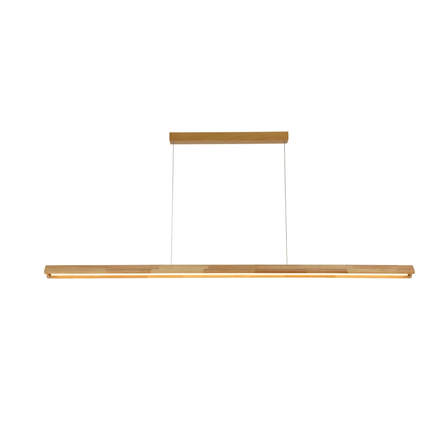 Brilagi - UMEA WOOD LED-pendel med vajer LED/40W/230V 150 cm gummiträ
