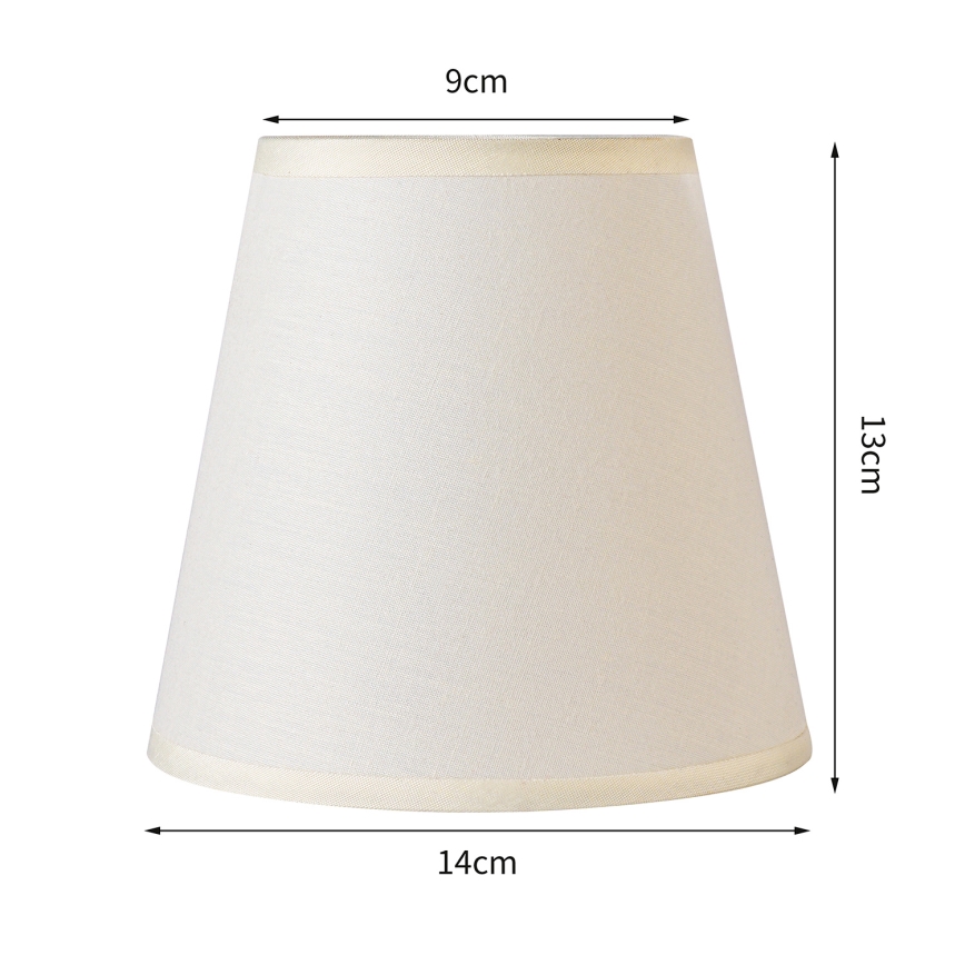 Brilagi - Universal lampskärm NUBILA E27 13x9 cm krämvit