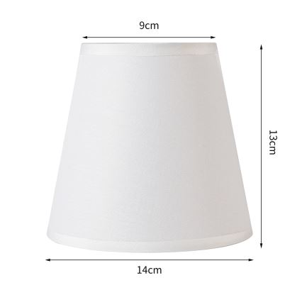 Brilagi - Universal lampskärm NUBILA E27 13x9 cm vit