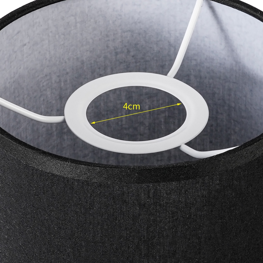 Brilagi - Universell lampskärm NUBILA E27 15,5x14 cm antracit