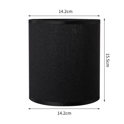 Brilagi - Universell lampskärm NUBILA E27 15,5x14 cm antracit