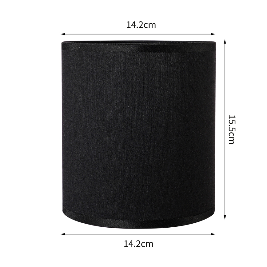 Brilagi - Universell lampskärm NUBILA E27 15,5x14 cm antracit