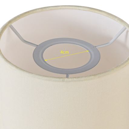 Brilagi - Universal lampskärm NUBILA E27 15,5x14 cm krämvit