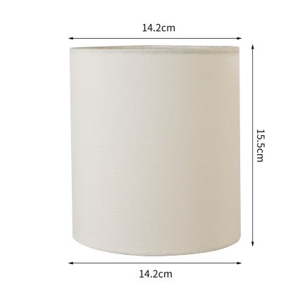 Brilagi - Universal lampskärm NUBILA E27 15,5x14 cm krämvit