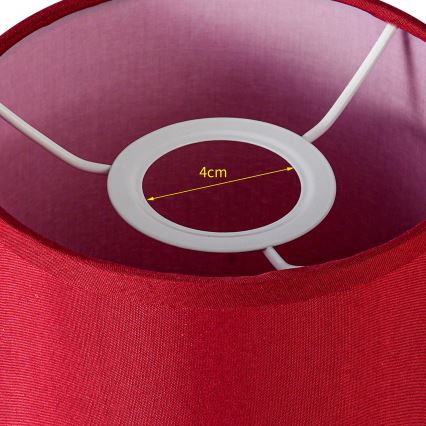 Brilagi - Universal lampskärm NUBILA E27 15,5x14 cm pompejansk röd