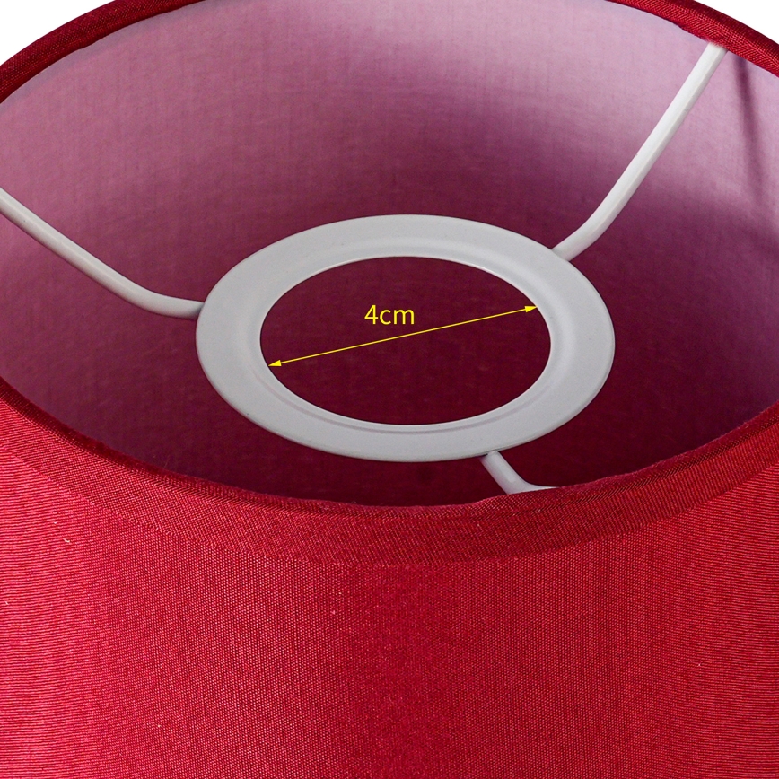 Brilagi - Universal lampskärm NUBILA E27 15,5x14 cm pompejansk röd