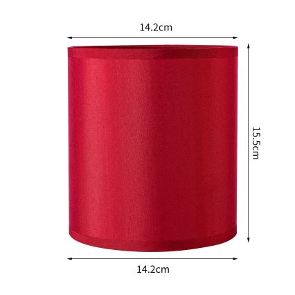 Brilagi - Universal lampskärm NUBILA E27 15,5x14 cm pompejansk röd