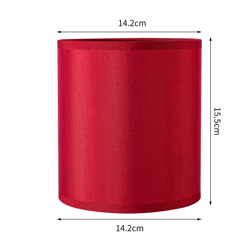 Brilagi - Universal lampskärm NUBILA E27 15,5x14 cm pompejansk röd