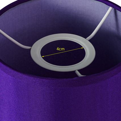 Brilagi - Universal lampskärm NUBILA E27 15,5x14 cm lila