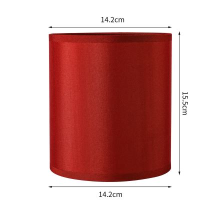 Brilagi - Universal lampskärm NUBILA E27 15,5x14 cm röd