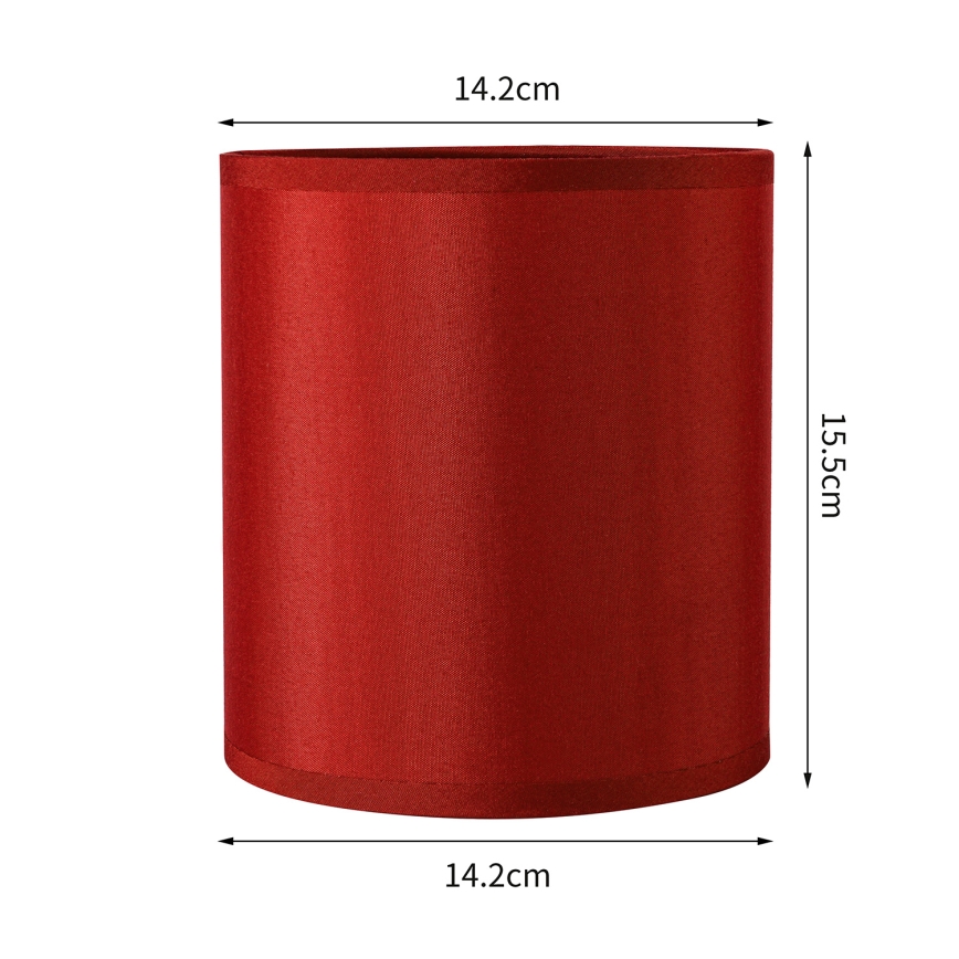 Brilagi - Universal lampskärm NUBILA E27 15,5x14 cm röd