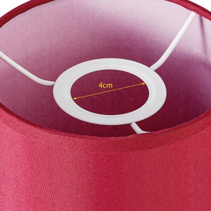 Brilagi - Universal lampskärm NUBILA E27 15,5x14 cm rosa