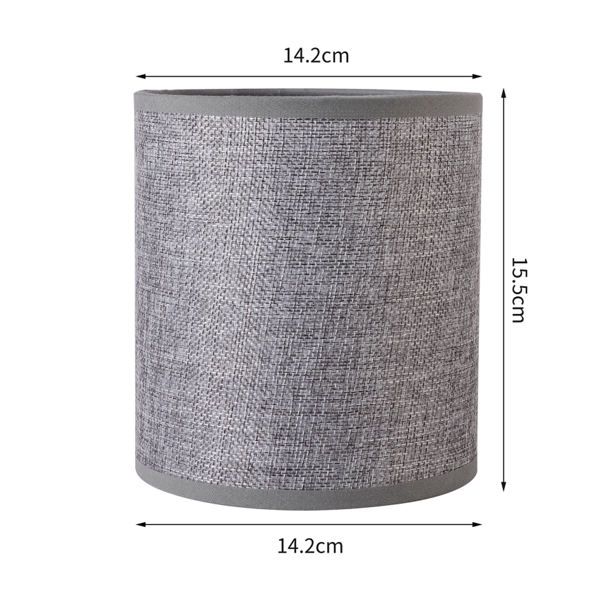 Brilagi - Universal lampskärm NUBILA E27 15,5x14 cm grå