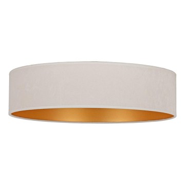 BRILAGI - Universell ersättningsskärm VELVET Ø 30 cm krämfärgad/guldig