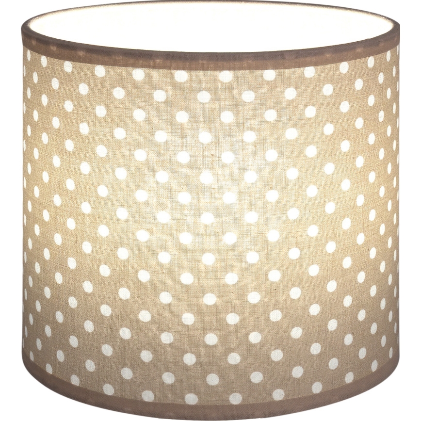 BRILAGI - Universell lampskärm BOBO E27 Ø 15 cm beige/prickig