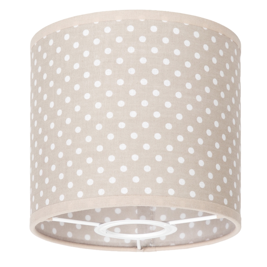 BRILAGI - Universell lampskärm BOBO E27 Ø 15 cm beige/prickig