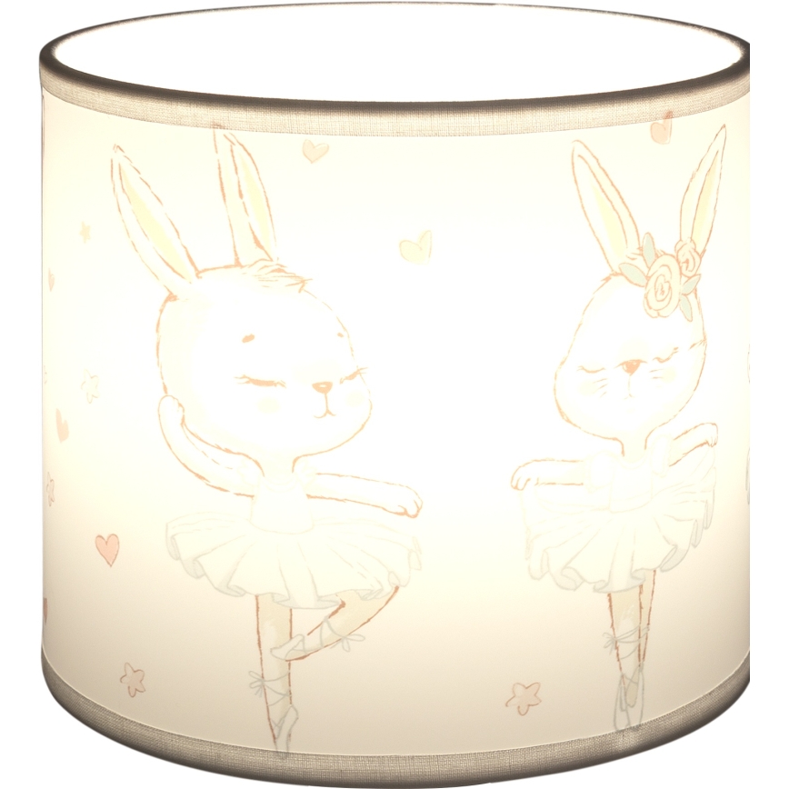 BRILAGI - Universell lampskärm BOBO E27 Ø 15 cm vit/kaniner