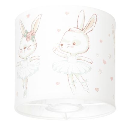 BRILAGI - Universell lampskärm BOBO E27 Ø 15 cm vit/kaniner
