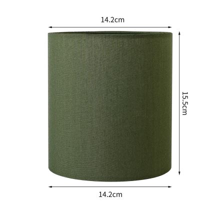 Brilagi - Universal lampskärm NUBILA E27 15,5x14 cm grön