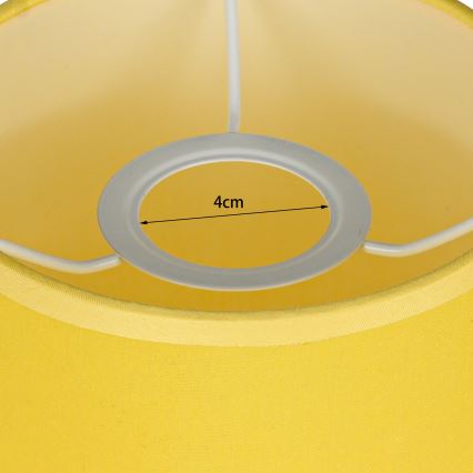 Brilagi - Universell lampskärm NUBILA E27 15,5x14 cm gul