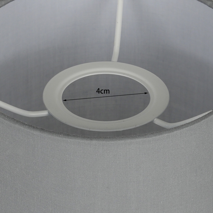 Brilagi - Universell lampskärm NUBILA E27 15,5x14 cm ljusgrå