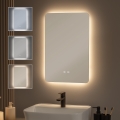 BRILAGI - Uppvärmd badrumsspegel DIANA LED/13W/230V 60x40 cm IP44 CRI 90 dimbart + CCT