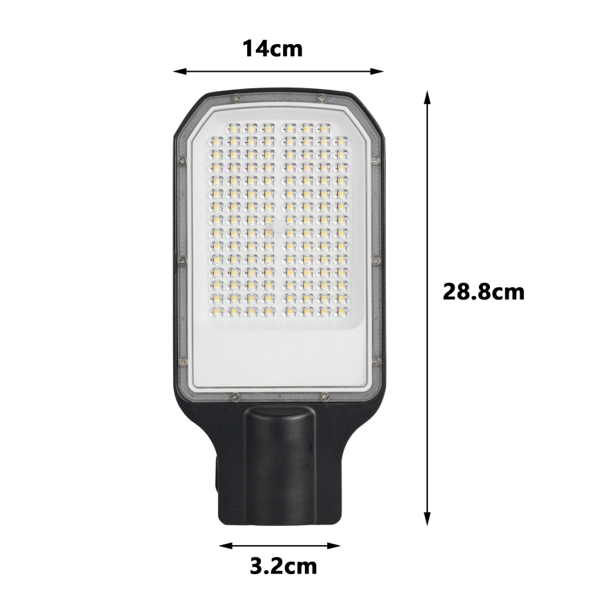 Brilagi - URBANLIGHT LED-gatuarmatur LED/50W/230V svart IP65