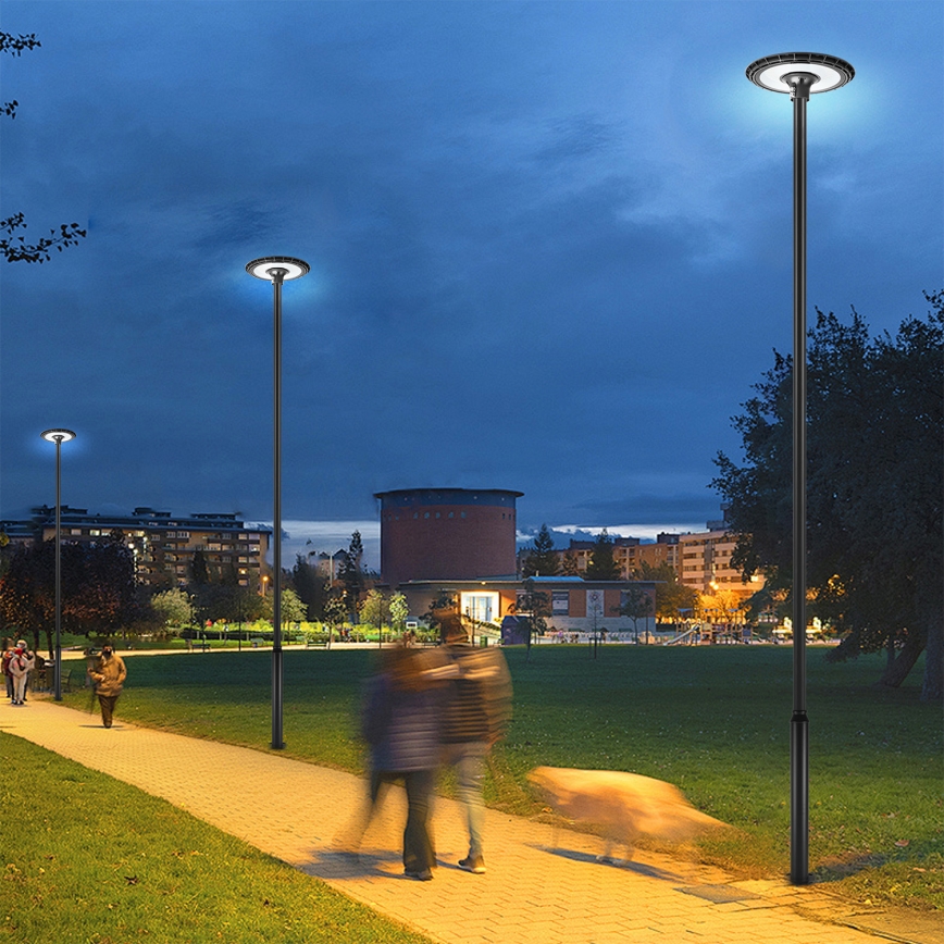 Brilagi - URBANSPARK LED-gatlykta med 5 m stolpe, 120 W, 230 V, svart, IP65