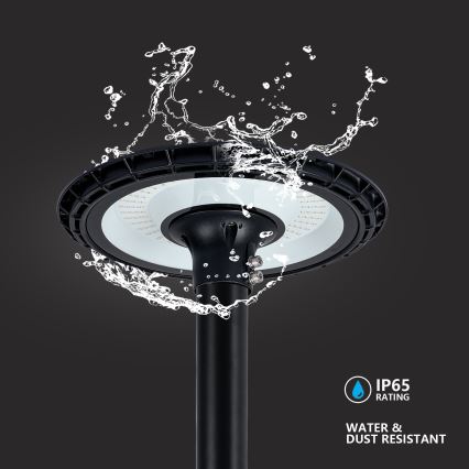 Brilagi - URBANSPARK LED-gatlykta med 5 m stolpe, 120 W, 230 V, svart, IP65