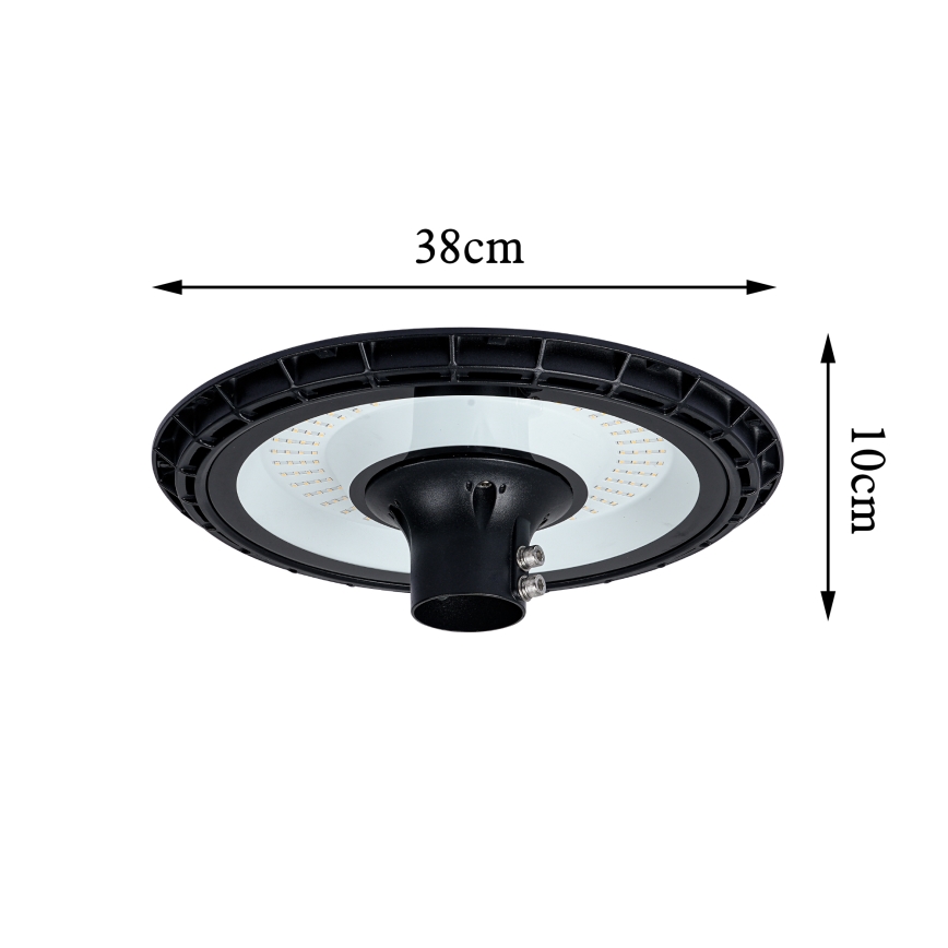 Brilagi - URBANSPARK LED-gatlykta med 5 m stolpe, 120 W, 230 V, svart, IP65