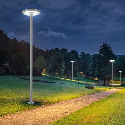 BRILAGI - URBANSPARK LED-gatulampa för utomhusbruk 120W/230V, grå, IP65