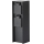 Brilagi - Utomhus elstolpe PILLAR 2Z SCHUKO 230V IP44 svart