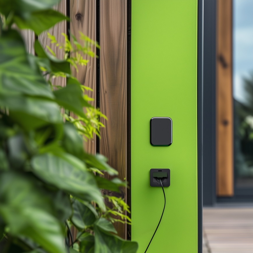 Brilagi - Utomhus infällt golvuttag IP55 svart rektangulärt