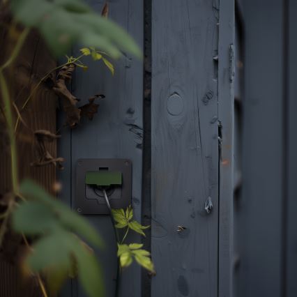 Brilagi - Utomhus infällt golvuttag IP55 svart rektangulärt