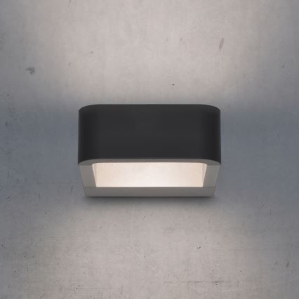 Brilagi - LED vägglampa för utomhusbruk BARI LED/7W/230V 3000/4000/6000K antracit IP54