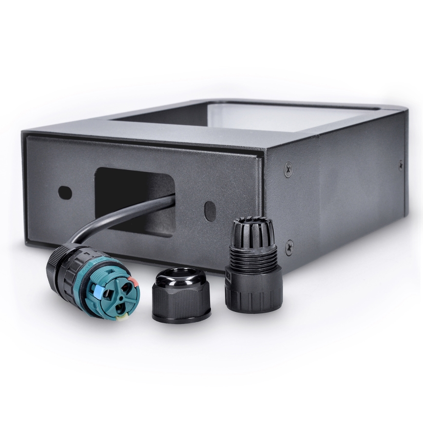 Brilagi - LED vägglampa för utomhusbruk BARI LED/7W/230V 3000/4000/6000K antracit IP54