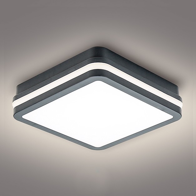 Brilagi - Utomhus LED belysning BENE LED/18W/230V 22x22 cm antracit IP54