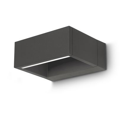 Brilagi - LED vägglampa för utomhusbruk RAGUSA LED/7W/230V 3000/4000/6000K antracit IP54