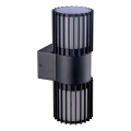 BRILAGI - Utomhus väggarmatur ARMOR 2xGU10/35W/230V IP44 svart
