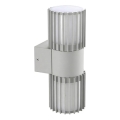 BRILAGI - Utomhus vägglampa ARMOR 2xGU10/35W/230V IP44 grå