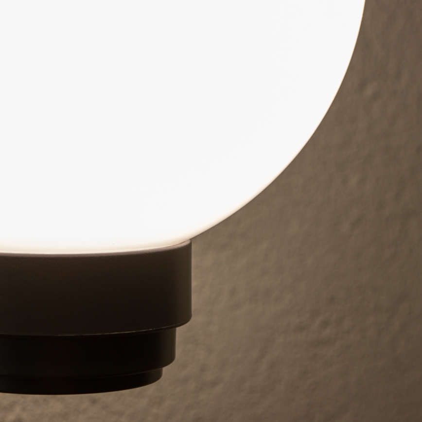 BRILAGI - Utomhusvägglampa med rörelsesensor HARBOR 1xE27/40W/230V IP33 svart/vit