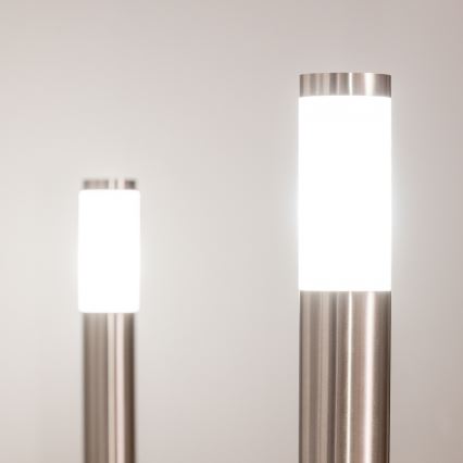 BRILAGI - Utomhuslampa ELIA 1xE27/20W/230V IP44 100 cm mattkrom