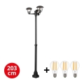 BRILAGI -  Utomhuslampa LUNA 3xE27/60W/230V IP44
