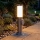 Brilagi - Utomhuslampa med 2 SCHUKO-uttag NOVA 1xE27/15W/230V 40 cm IP44 matt krom
