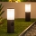 Brilagi - Utomhuslampa med 2 SCHUKO-uttag NOVA 1xE27/15W/230V 40 cm IP44 svart