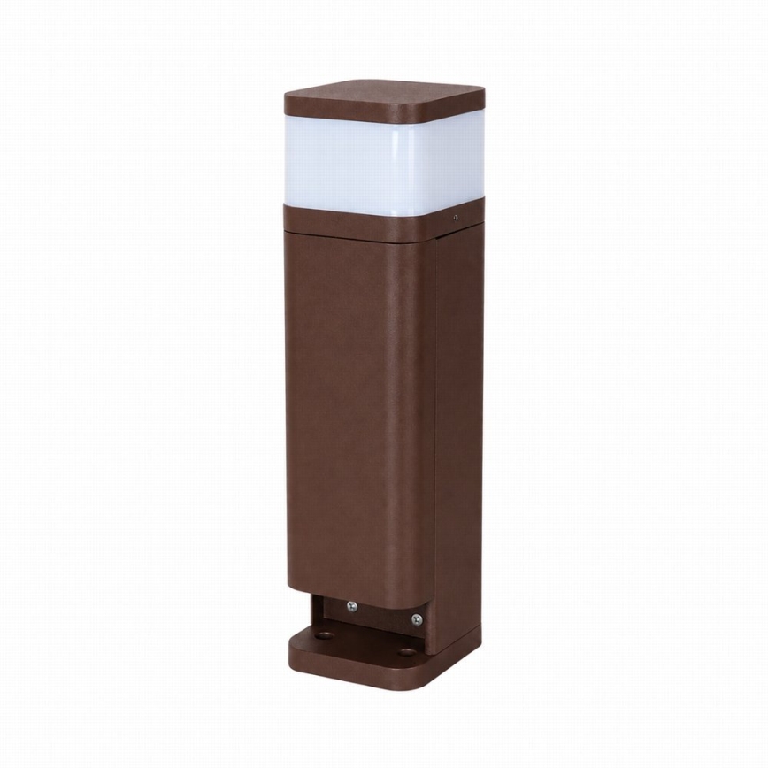 BRILAGI - Utomhuslampa med 2 SCHUKO-uttag PILLAR 1xG9/11W/230V IP44 brun